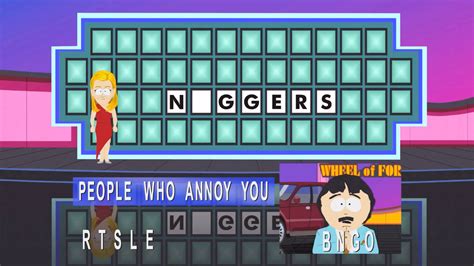 south park n word episode|south park wheel of fortune episode.